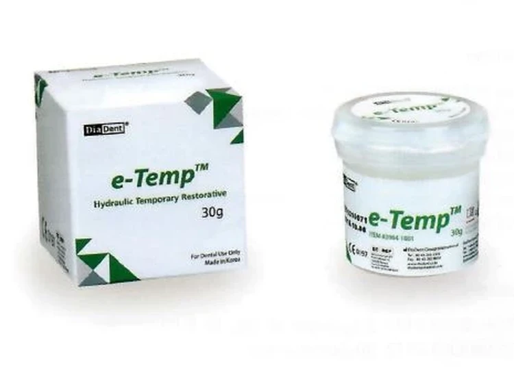 Релечение E-Temp Материал за временни пломби