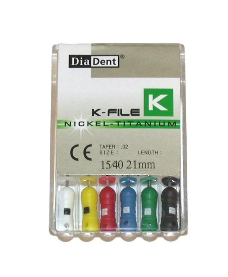 Ръчни К - Пили Ni-Ti / K-File NiTi  DiaDent